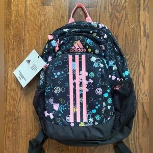 Adidas Young BTS Creator 2 OSFM School/Sports/Travel Backpack, BLK/Pink/SD OPT